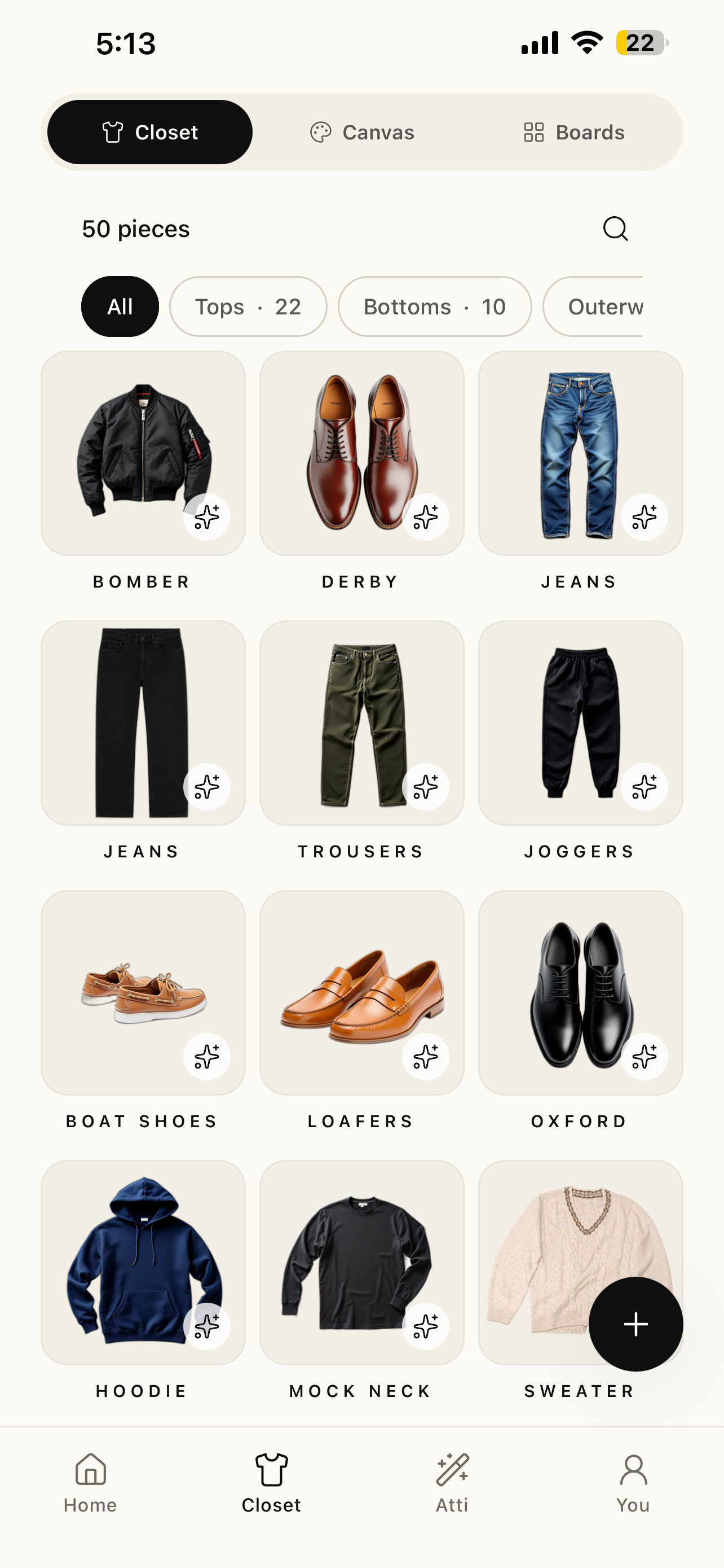 Every piece tagged, every outfit retrievable.